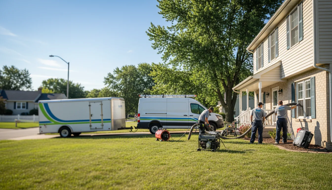 Flooded Basement Restoration And Cleanup With Repair in Pfeifer, KS near me